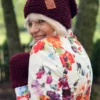 Czapka zimowa slouchy NEVERLAND "Bordo"