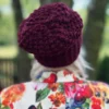 Czapka zimowa slouchy NEVERLAND "Bordo"