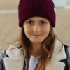 Czapka beanie dla dziecka logo kolorowe "Bordo"