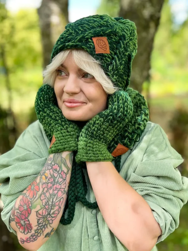 Czapka na narty HERO "Soczysta zieleń"