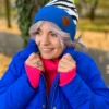 Czapka z printem zebry "Neonowa"