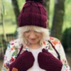 Mały komin na szyję "Bordo"