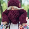 Mały komin na szyję "Bordo"