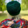Czapka ręcznie robiona EXPLORER "Ciemny zielony"