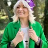 Czapka slouchy logo kolorowe "Fiolet"