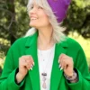 Czapka beanie logo ekoskórka "Fiolet"