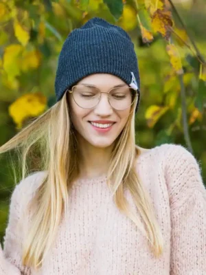 Czapka slouchy logo kolorowe "Ciemny szary"