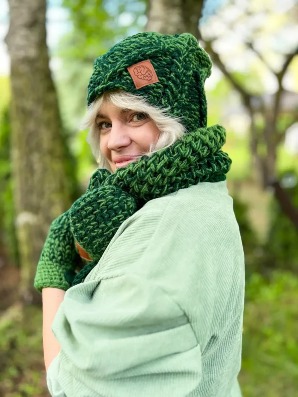 Czapka na narty HERO "Soczysta zieleń"