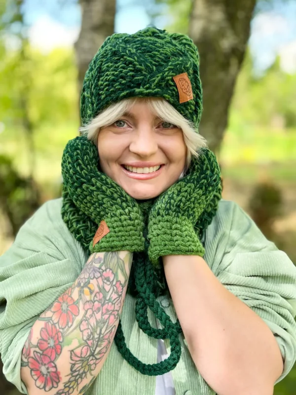 Czapka na narty HERO "Soczysta zieleń"