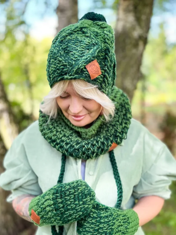 Czapka na narty HERO "Soczysta zieleń"