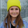 Czapka beanie dla dziecka logo kolorowe "Limonka"