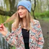Czapka beanie logo kolorowe "Jasny niebieski"