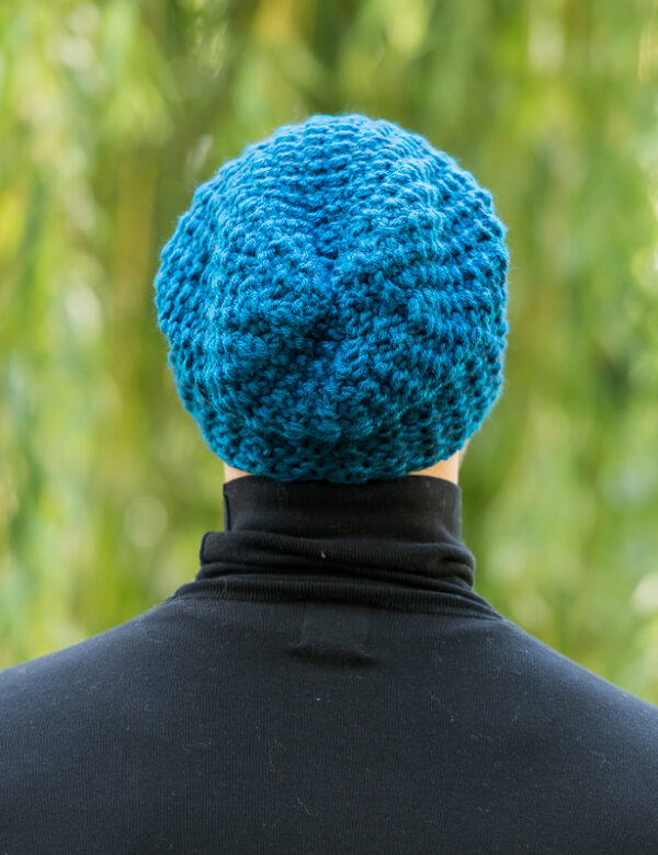 Męska czapka zimowa slouchy NEVERLAND "Morski"