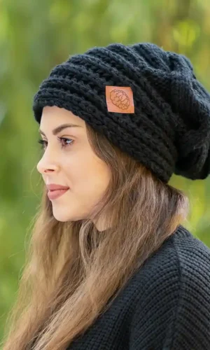 czapka alpaka oversize