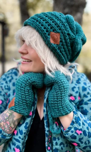 CZAPKA NIE PSUJE FRYZURY ZIELONA