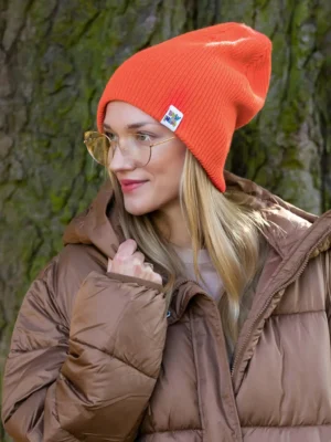 Czapka slouchy logo kolorowe "Neonowy pomarańczowy" Czapka slouchy logo kolorowe "Neonowy pomarańczowy"