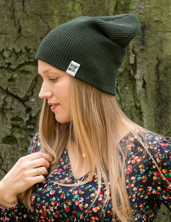 Czapka slouchy logo kolorowe "Khaki"