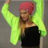 Luźna czapka z pomponem FOLLOW ME ,,Passion"