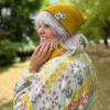Czapka slouchy logo kolorowe "Miodowa"