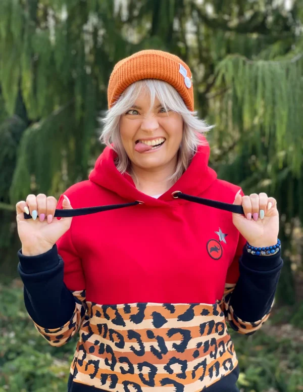 Czapka wywijana logo kolorowe "Miedziana"