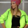 Luźna czapka z pomponem FOLLOW ME ,,Passion"