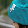 Czapka beanie dla dziecka logo kolorowe "Turkus"
