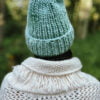 tuskusowa czapka handmade z wełną z alpaki