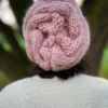 Czapka MERINO oversize THIS IS IT "Jasny różowy"