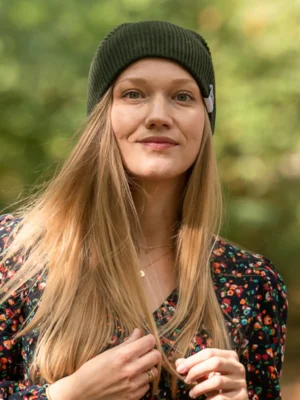 Czapka slouchy logo kolorowe "Khaki"