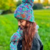 Czapka z dużym pomponem EUFORIA ,,Paradise"