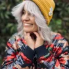 Czapka beanie z bawełny logo kolorowe "Miodowa musztarda"
