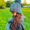 Czapka z dużym pomponem EUFORIA ,,Paradise"