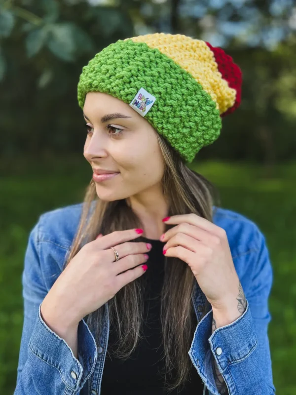 Czapka zimowa slouchy NEVERLAND "Reggae"