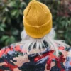 Czapka beanie z bawełny logo kolorowe "Miodowa musztarda"