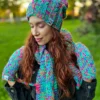 Rękawiczki handmade ze sznureczkiem ,,Paradise"