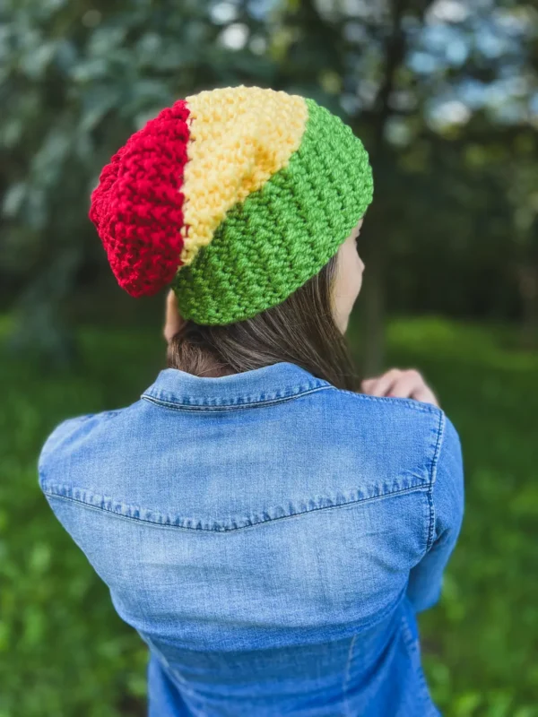 Czapka zimowa slouchy NEVERLAND "Reggae"