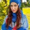 Mały komin na szyję "Niebieskości"