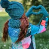 Krótka czapka z pomponem HERO ,,Leśny zielony"