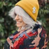 Czapka beanie z bawełny logo kolorowe "Miodowa musztarda"