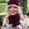 OPASKA podszyta polarem ,,Bordo"