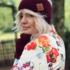 OPASKA podszyta polarem ,,Bordo"