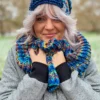 Komin ręcznie robiony "Górski potok"