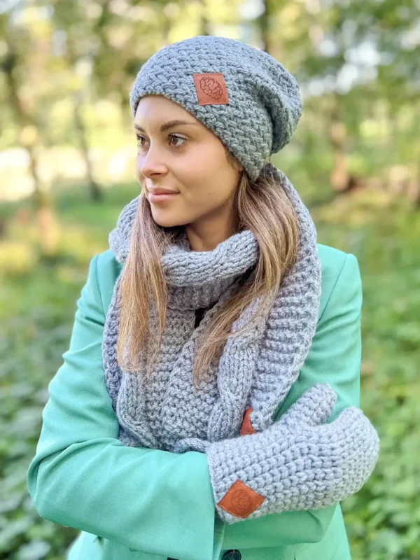 Ciepła czapka zimowa EXPLORER ,,Szary"
