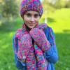 Komin ręcznie robiony "Kolorki"