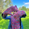 Komin ręcznie robiony "Kolorki"