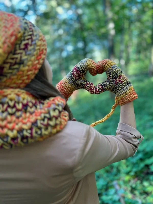 Ciepła czapka zimowa EXPLORER ,,Jasna jesień"