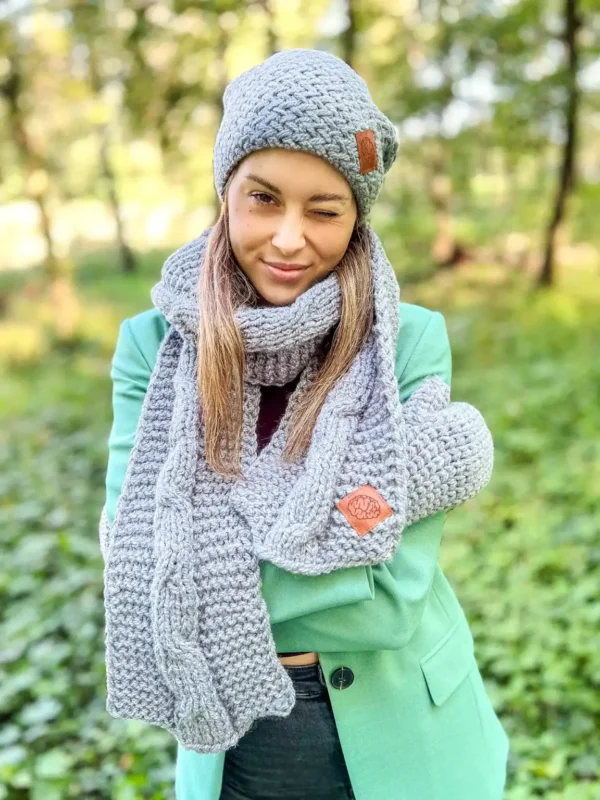 Ciepła czapka zimowa EXPLORER ,,Szary"