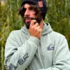 Męska bawełniana czapka beanie logo ekoskórka "Czarna"