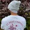Męska luźna czapka z bawełny logo kolorowe "Jasny szary"