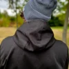 Męska luźna czapka z bawełny logo kolorowe "Ciemny szary"